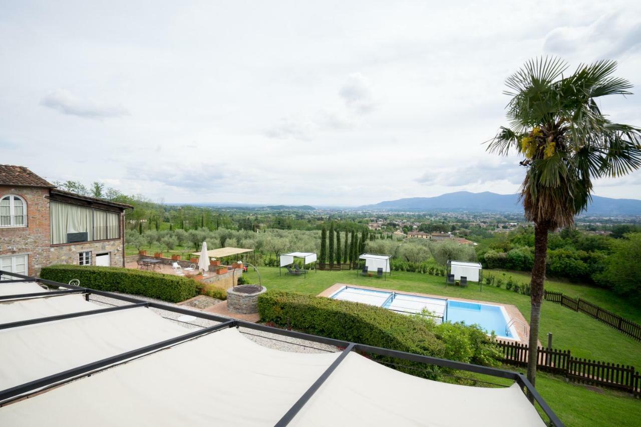 Accogliente Alloggio Con Vista E Piscina Lucca Kültér fotó